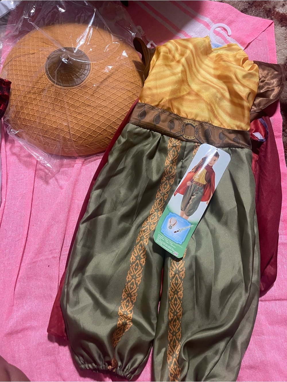 Disney's Raya and the Last Dragon Warrior Adventure Outfit Costume with Cape